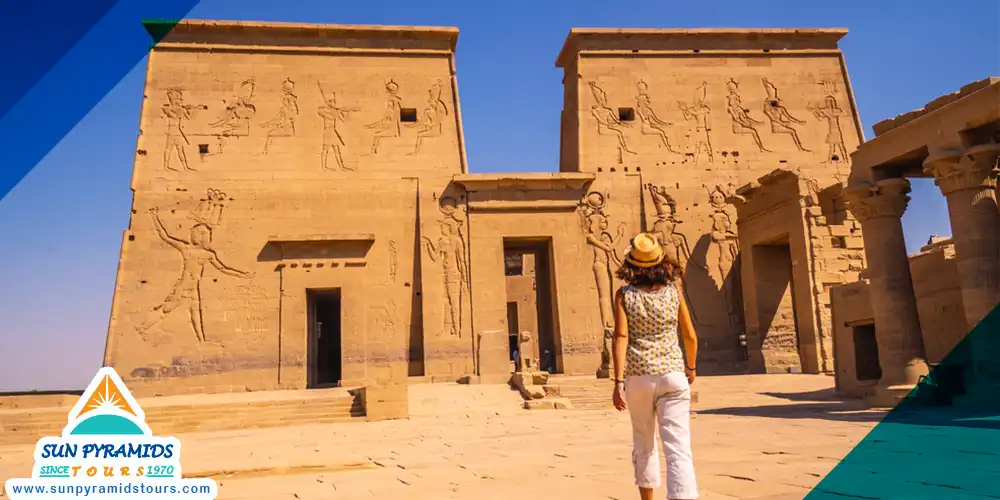 Grandeza das atrações turísticas de Aswan